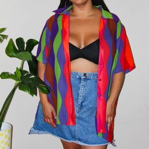 Ashley Stewart Funky Blouse